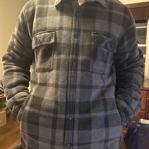 Men's Sherpa Plaid Jacket